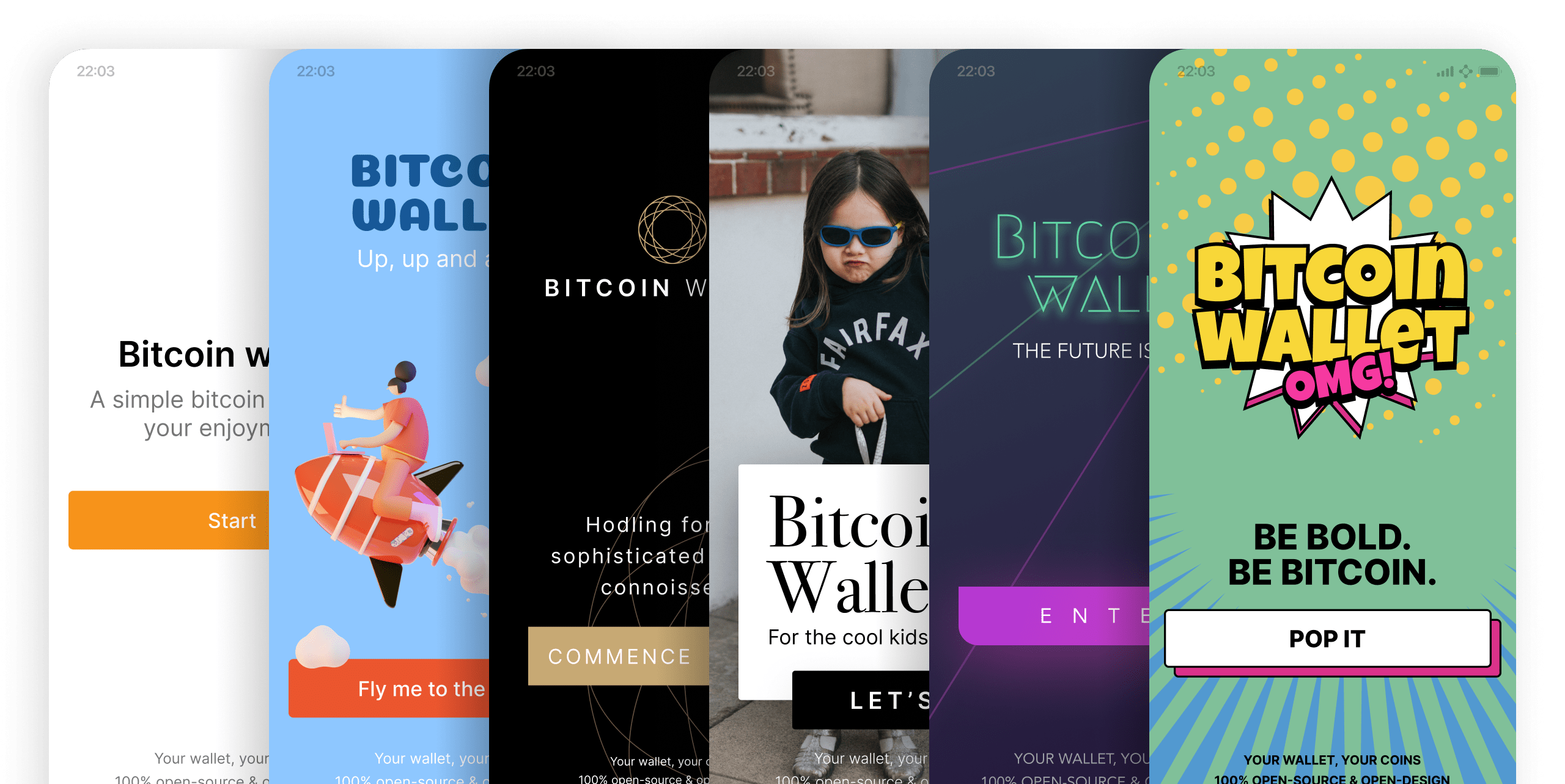 Bitcoin Design Guide: Bitcoin Wallet Designs from https://bitcoin.design/